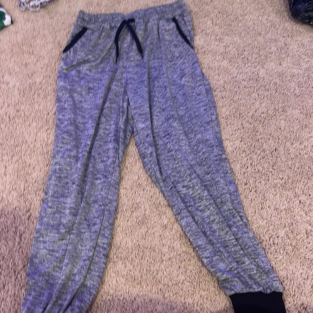 grey athletic sweatpants